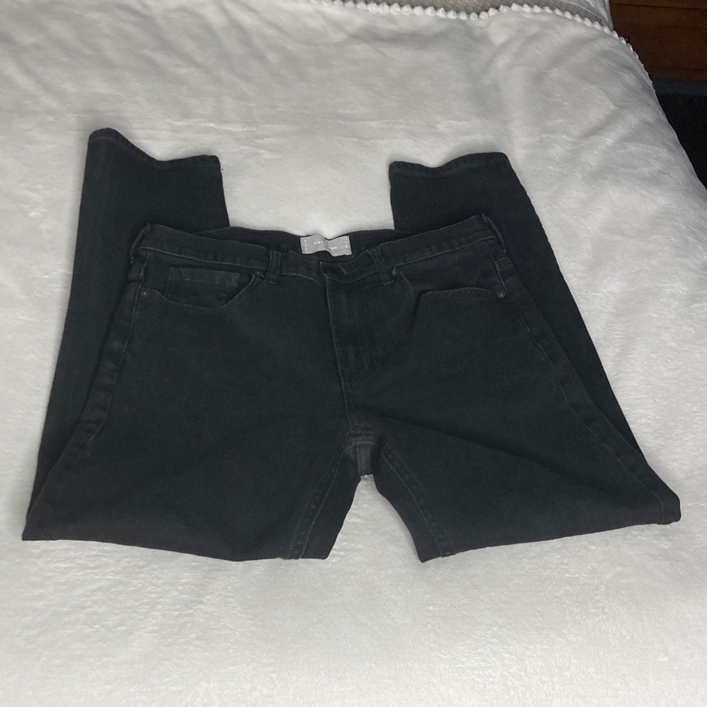 Everlane Straight Black Jeans